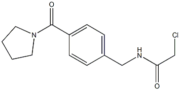 2-chloro-N-[4-(pyrrolidin-1-ylcarbonyl)benzyl]acetamide