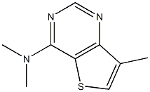 N4,N4,7-trimethylthieno[3,2-d]pyrimidin-4-amine Structure