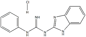 N-(1H-benzo[d]imidazol-2-yl)-N'-phenylguanidine hydrochloride Structure