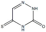 5-thioxo-2,3,4,5-tetrahydro-1,2,4-triazin-3-one,,结构式