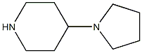 4-tetrahydro-1H-pyrrol-1-ylpiperidine,,结构式