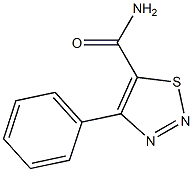 4-phenyl-1,2,3-thiadiazole-5-carboxamide,,结构式
