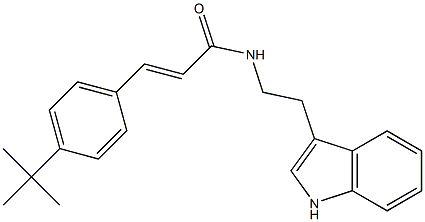 N1-[2-(1H-indol-3-yl)ethyl]-3-[4-(tert-butyl)phenyl]acrylamide|