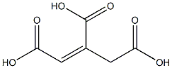 prop-1-ene-1,2,3-tricarboxylic acid Structure