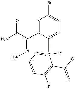 2-[2-(aminocarbonyl)carbohydrazonoyl]-4-bromophenyl 2,6-difluorobenzoate