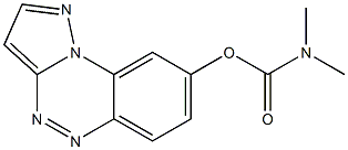 benzo[e]pyrazolo[5,1-c][1,2,4]triazin-8-yl N,N-dimethylcarbamate Structure