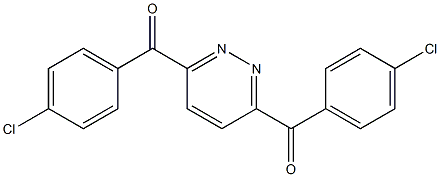 [6-(4-chlorobenzoyl)-3-pyridazinyl](4-chlorophenyl)methanone Structure