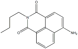 6-amino-2-butyl-2,3-dihydro-1H-benzo[de]isoquinoline-1,3-dione Structure