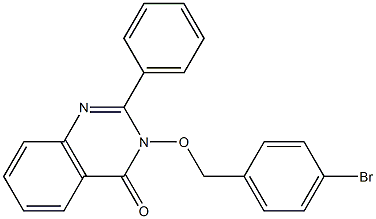  3-[(4-bromobenzyl)oxy]-2-phenyl-3,4-dihydroquinazolin-4-one