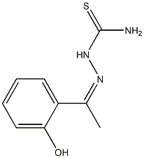 2-[1-(2-hydroxyphenyl)ethylidene]hydrazine-1-carbothioamide Structure