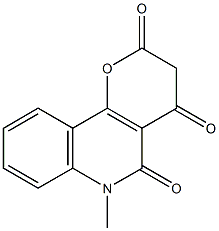 6-methyl-3,4,5,6-tetrahydro-2H-pyrano[3,2-c]quinoline-2,4,5-trione