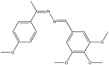 1-[1-(4-methoxyphenyl)ethylidene]-2-(3,4,5-trimethoxybenzylidene)hydrazine