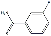 3-fluorobenzenecarbothioamide Structure