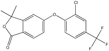 5-[2-chloro-4-(trifluoromethyl)phenoxy]-3,3-dimethyl-2-benzofuran-1(3H)-one