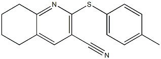 2-[(4-methylphenyl)sulfanyl]-5,6,7,8-tetrahydro-3-quinolinecarbonitrile