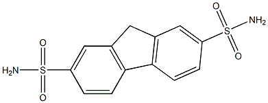 9H-fluorene-2,7-disulfonamide 化学構造式