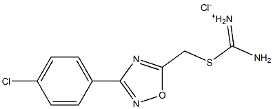 [amino({[3-(4-chlorophenyl)-1,2,4-oxadiazol-5-yl]methyl}thio)methylidene]ammonium chloride