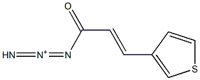 1-[3-(3-thienyl)acryloyl]triaza-1,2-dien-2-ium,,结构式