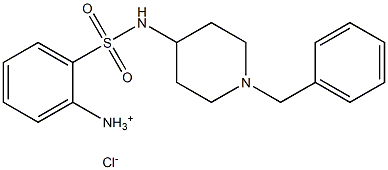  2-{[(1-benzyl-4-piperidinyl)amino]sulfonyl}benzenaminium chloride