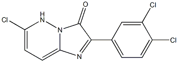 6-chloro-2-(3,4-dichlorophenyl)-3,5-dihydroimidazo[1,2-b]pyridazin-3-one|