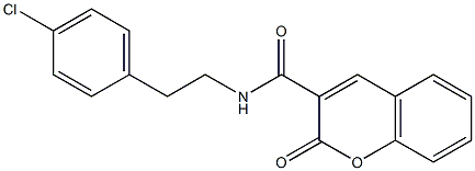 N3-(4-chlorophenethyl)-2-oxo-2H-chromene-3-carboxamide Structure