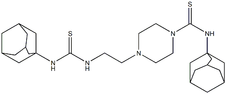 N-(1-adamantyl)-4-(2-{[(1-adamantylamino)carbothioyl]amino}ethyl)tetrahydro-1(2H)-pyrazinecarbothioamide