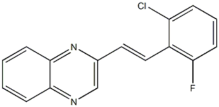 2-(2-chloro-6-fluorostyryl)quinoxaline|
