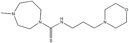 N1-(3-morpholinopropyl)-4-methyl-1,4-diazepane-1-carbothioamide