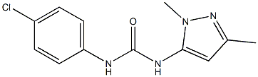  N-(4-chlorophenyl)-N'-(1,3-dimethyl-1H-pyrazol-5-yl)urea