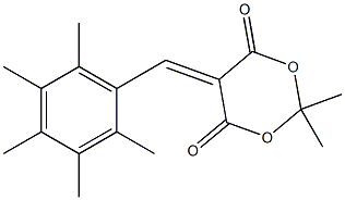 2,2-dimethyl-5-(2,3,4,5,6-pentamethylbenzylidene)-1,3-dioxane-4,6-dione|