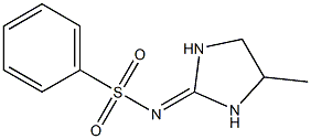 N1-(4-methyltetrahydro-1H-imidazol-2-yliden)benzene-1-sulfonamide Structure