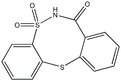 6,7-dihydro-5H-5lambda~6~-dibenzo[d,g][1,6,2]dithiazocine-5,5,7-trione,,结构式