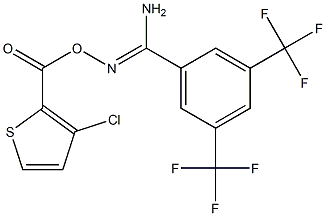 O1-[(3-chloro-2-thienyl)carbonyl]-3,5-di(trifluoromethyl)benzene-1-carbohydroximamide
