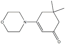 5,5-dimethyl-3-morpholinocyclohex-2-en-1-one Structure