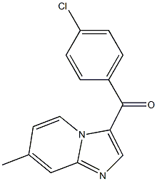 (4-chlorophenyl)(7-methylimidazo[1,2-a]pyridin-3-yl)methanone|