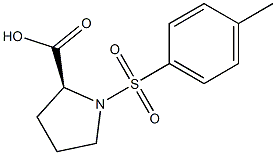 (2S)-1-[(4-methylphenyl)sulfonyl]pyrrolidine-2-carboxylic acid Struktur
