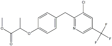 methyl 2-(4-{[3-chloro-5-(trifluoromethyl)-2-pyridinyl]methyl}phenoxy)propanoate