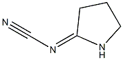 N-(2-pyrrolidinylidene)cyanamide,,结构式