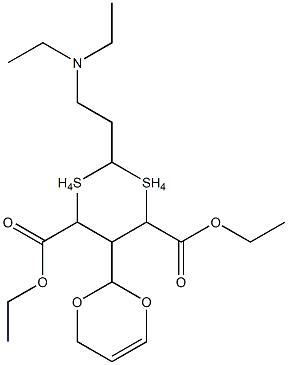 diethyl 2-[2-(diethylamino)ethyl]-1,1,3,3-tetraoxo-5-phenyl-1lambda~6~,3lambda~6~-dithiane-4,6-dicarboxylate|