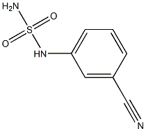 N-(3-cyanophenyl)sulfamide,,结构式