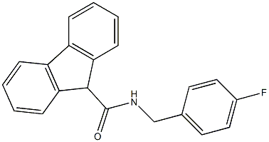 N-(4-fluorobenzyl)-9H-fluorene-9-carboxamide