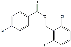 2-chloro-6-fluorobenzyl 4-chlorobenzoate,,结构式