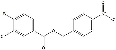 4-nitrobenzyl 3-chloro-4-fluorobenzoate Structure