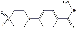 4-(1,1-dioxo-1lambda~6~,4-thiazinan-4-yl)benzenecarbohydrazide