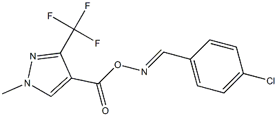  4-[({[(4-chlorophenyl)methylene]amino}oxy)carbonyl]-1-methyl-3-(trifluoromethyl)-1H-pyrazole