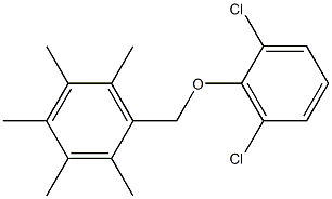 1-[(2,6-dichlorophenoxy)methyl]-2,3,4,5,6-pentamethylbenzene