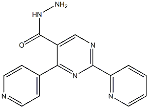 2-(2-pyridinyl)-4-(4-pyridinyl)-5-pyrimidinecarbohydrazide 结构式