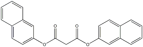 di(2-naphthyl) malonate Structure