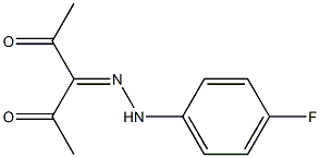 3-[2-(4-fluorophenyl)hydrazono]pentane-2,4-dione