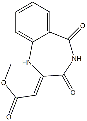 methyl 2-(3,5-dioxo-2,3,4,5-tetrahydro-1H-1,4-benzodiazepin-2-yliden)acetate|